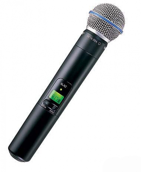 Микрофон,Радиомикрофон,SHURE Beta 58A,SM58,Мікрофони,SHURE SLX4-Beta ...